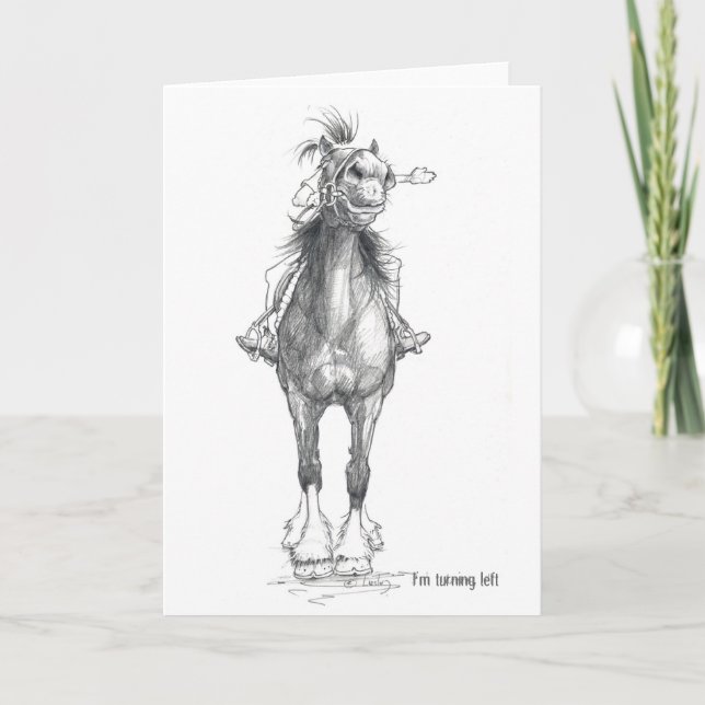 Carte RS01 "Signaux routiers équestres" (Devant)