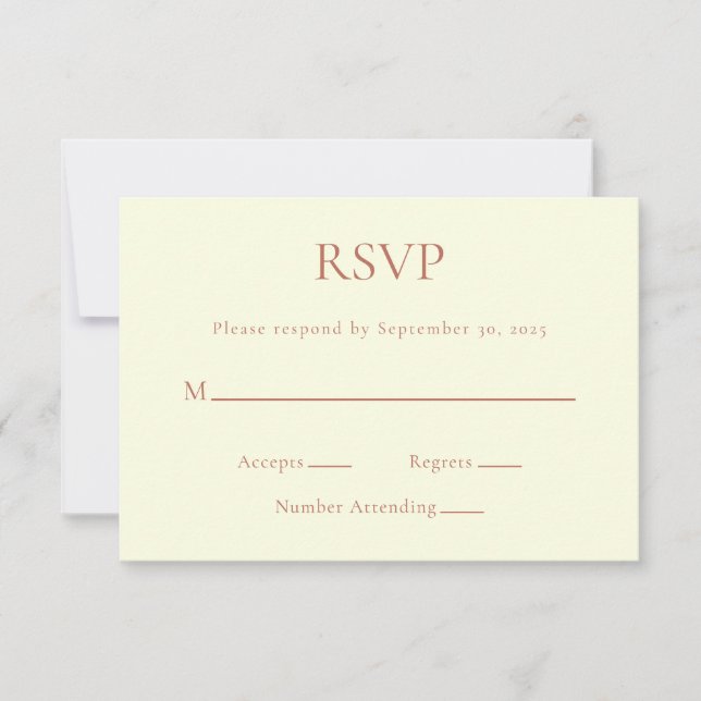 Carte RSVP (Devant)