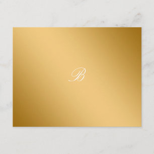 Carte RSVP 311-Golden diVine blanc