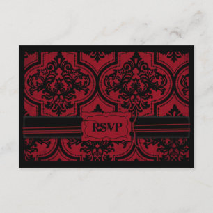 Carte RSVP B de la mariée Vampire