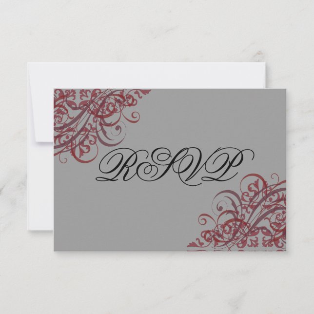 Carte RSVP Baroque RSVP (Devant)