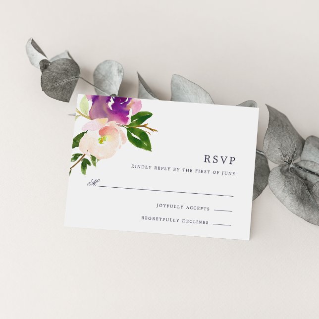 Carte RSVP Bloom Vibrant (Créateur téléchargé)