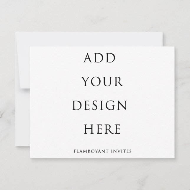 Carte RSVP/boîtier 5,5 po x 4,25 po (Devant)