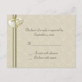 Carte RSVP Christian Wedding