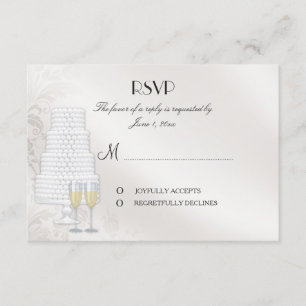 Carte RSVP correspondante pour le Faire-part de ma