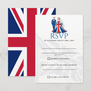 Carte RSVP Couple UK