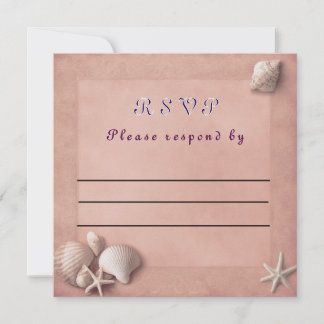 Carte RSVP de mariage