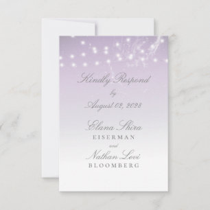 Carte RSVP de Mariage du Planétarium Chuppah