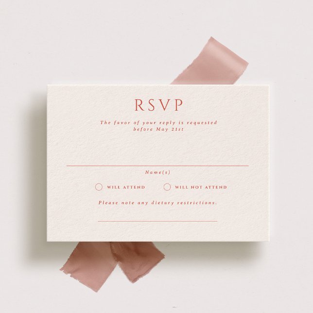 Carte RSVP de mariage paysager de Kingston (Créateur téléchargé)