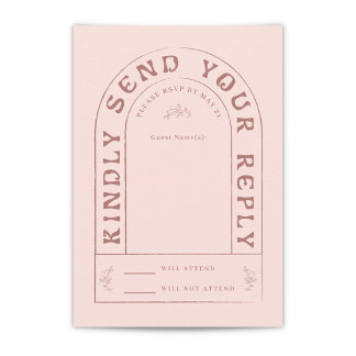 Carte RSVP de mariage San Miguel avec code QR