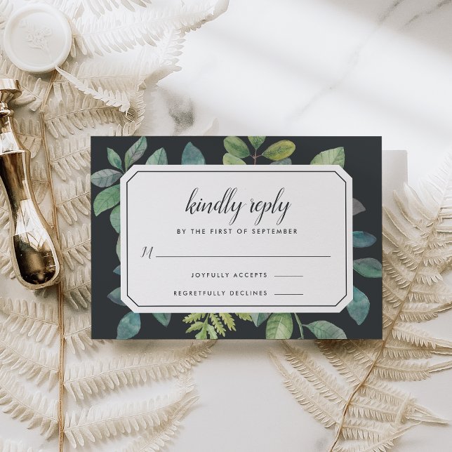 Carte RSVP de nuit Botanica (Créateur téléchargé)