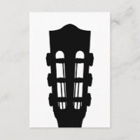 Carte RSVP de tête de guitare acoustique