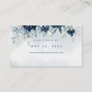 Carte RSVP en cascade du Mariage Rose en ligne