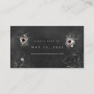 Carte RSVP En Ligne Du Mariage De Nuit Aura