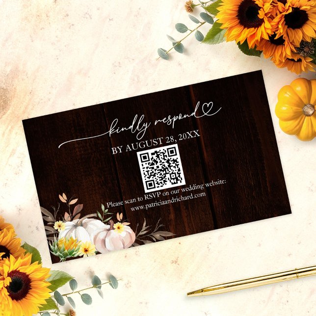 Carte RSVP en ligne du Mariage de tournesol (Créateur téléchargé)
