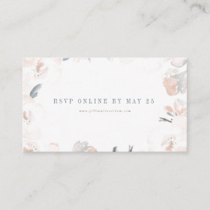 Carte RSVP en ligne Soft Pink Mariage