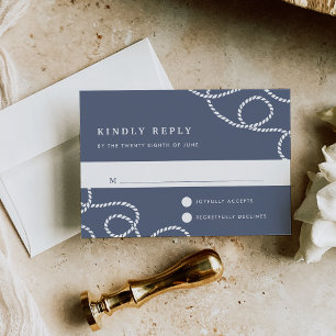 Carte RSVP enfichable Ardoise