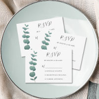 Carte RSVP Eucalyptus minimum du budget