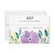 Carte RSVP Flower Blossom