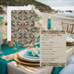 Carte RSVP Formal Pearl Coast Elégance