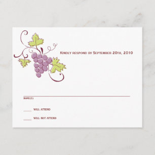Carte RSVP graphique