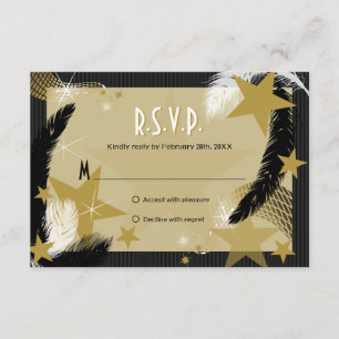 Carte RSVP Hollywood Glamor