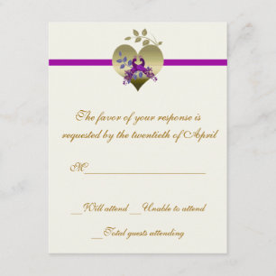 Carte RSVP Inséparable