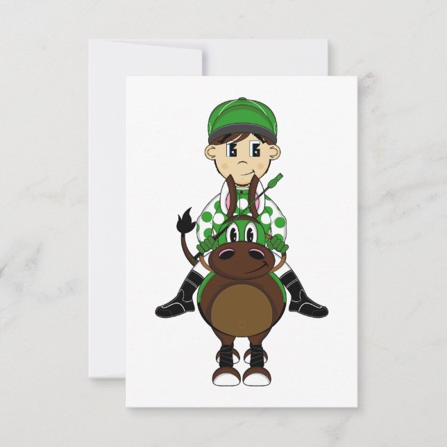Carte RSVP Little Jockey (Devant)