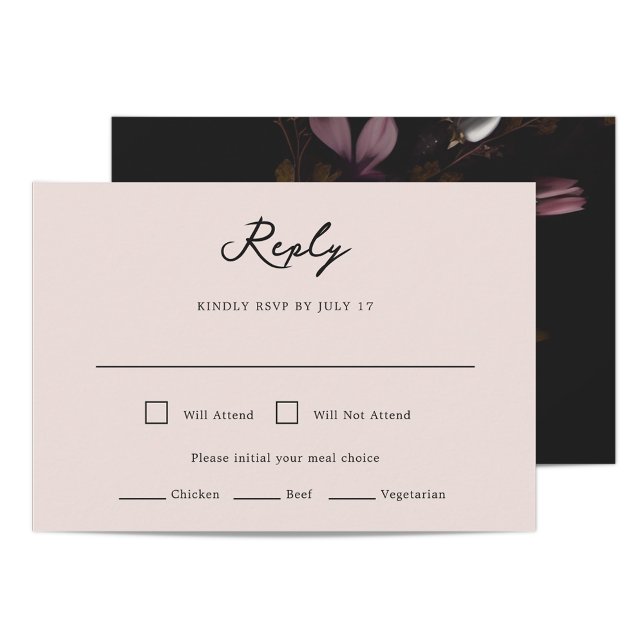 Carte RSVP Mariage Florence (Créateur téléchargé)
