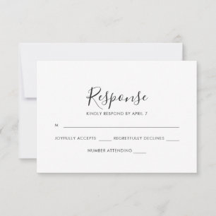 Carte Rsvp Mariage Palms Graceful Palms