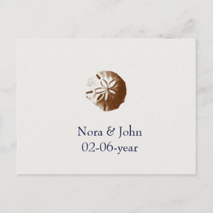 carte rsvp mariage plage