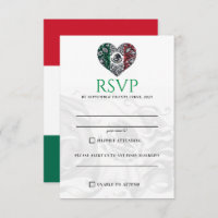 Carte RSVP Mexique Couple