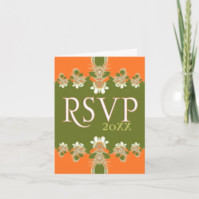 Carte RSVP Modern Elegance (Devant)