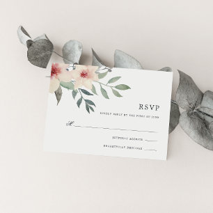 Carte RSVP Peach Blossom
