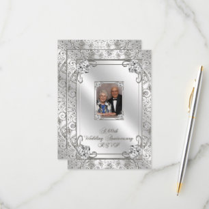 Carte RSVP photo pour le 60e anniversaire du Maria