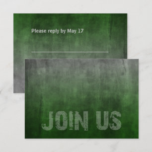 Carte RSVP RSVP Rencée De Barre Mitzvah
