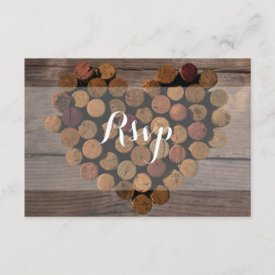 Carte RSVP Russe Vin Cork