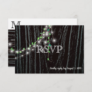 Carte RSVP Russe Vine & Lumières