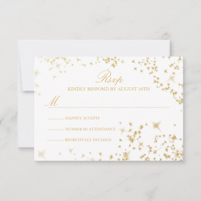 Carte RSVP Starry Nights (Devant)