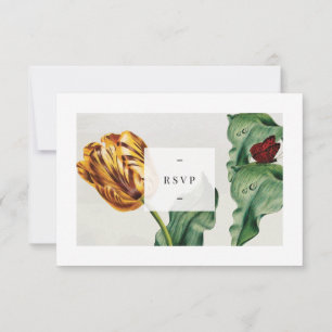 Carte RSVP Tulip Florale moderne