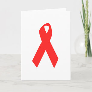 CARTE RUBAN DE CONSCIENCE/SIDA D'HIV