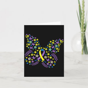 Carte Ruban de survivant de sensibilisation au cancer de