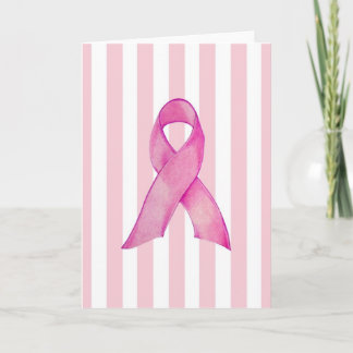 Carte Ruban rose