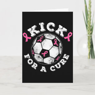 Carte Ruban Rose Kick For A Cure Sensibilisation Au Canc