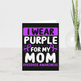 Carte Ruban Violet Maman Fête des Mères Mama Sensibilisa