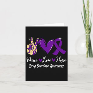 Carte Ruban Violet Paix Amour Espoir Sensibilisation au 