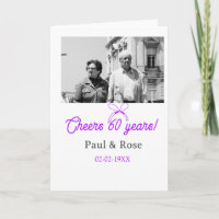 Ruban violet pour les 60 ans d'anniversaire de mar