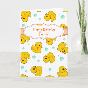 Carte Rubber Duck