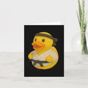 Carte Rubber Duck Karate Duckie Hommes Femmes Enfants