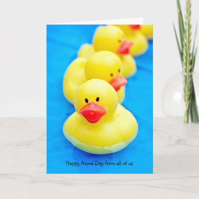 Carte Rubber Ducks for Name Day from group (Devant)